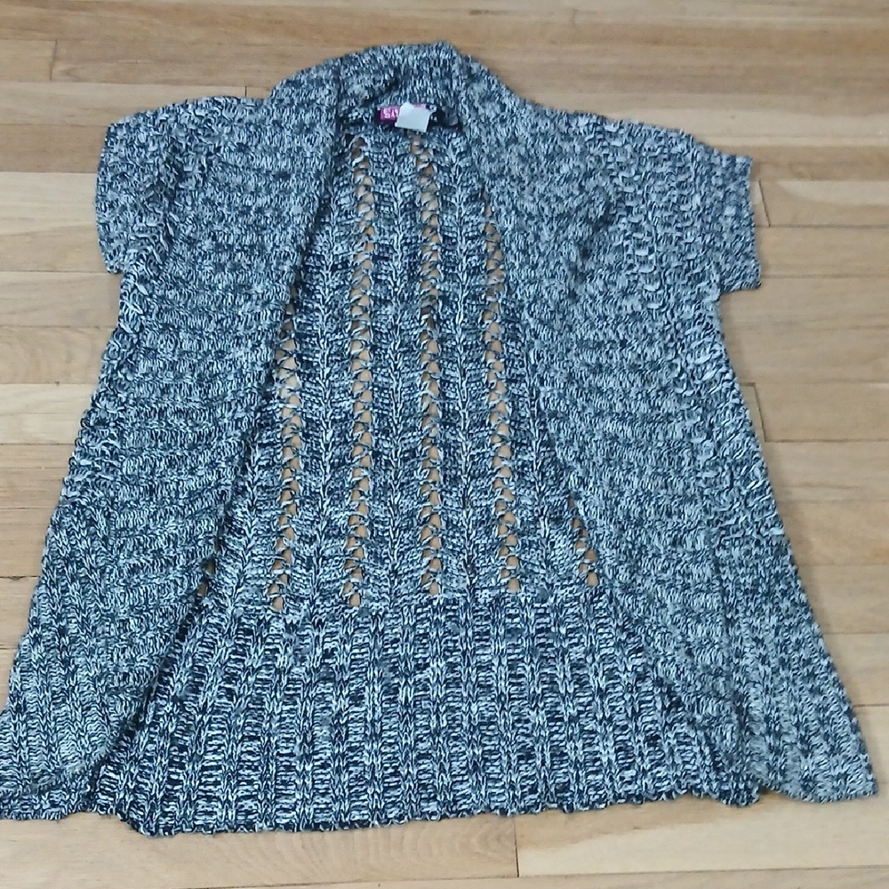Say What? Monochrome Knit Cardigan